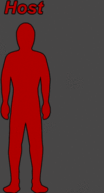 The above gif represents a tulpa in partial control of a specific bodily part which would usually be dictated by the original host. (level 3 possession) by Huganon
